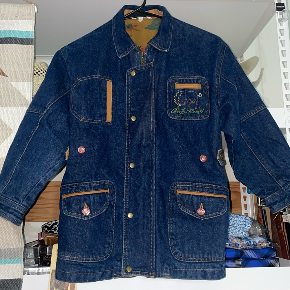 Vintage denim kids jacket